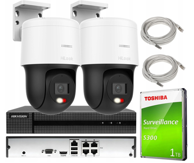 Sada na monitorovanie Ip 4Mpx 2 rotačné kamery