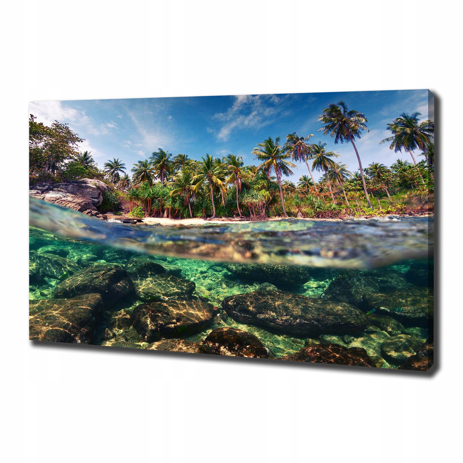 

Foto obraz na płótnie Tropikalna plaża 100x70 cm