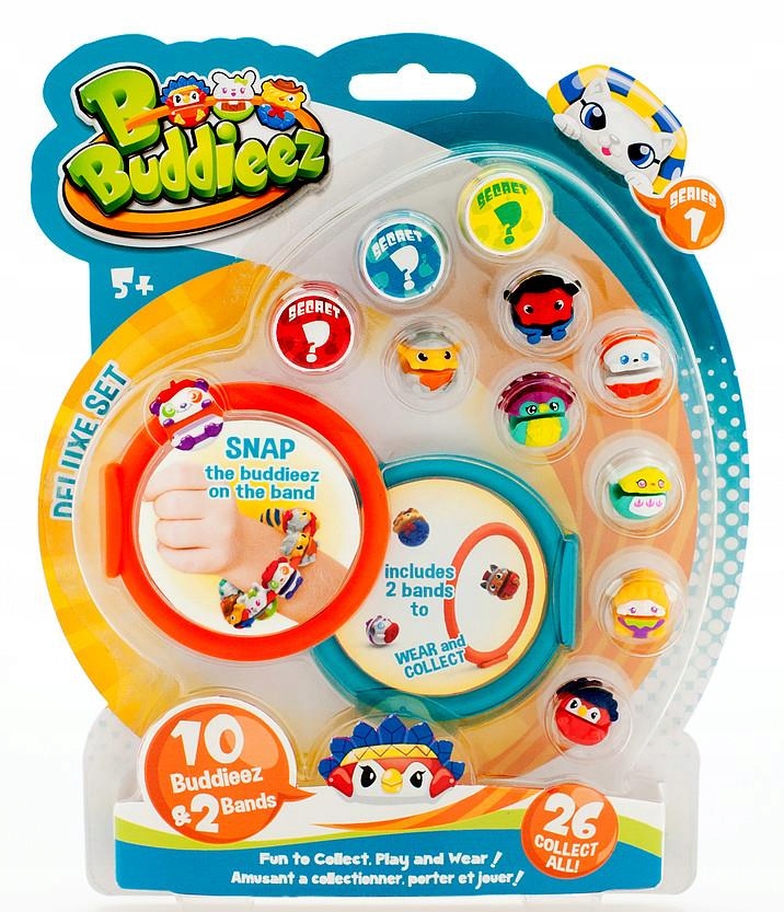 B-BUDDIEEZ ZACZEPNE BUŹKI ZESTAW DELUXE 10 + 1