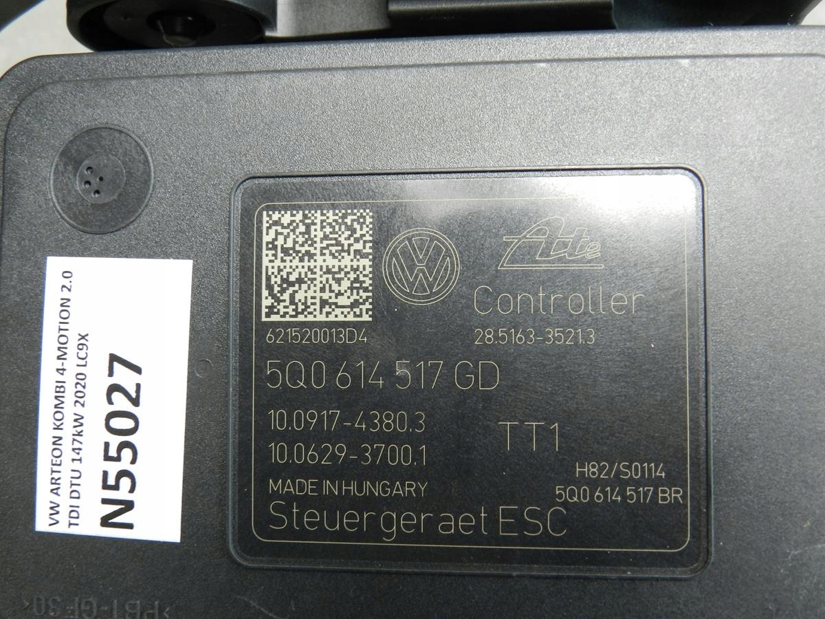 VW ARTEON pump control unit ABS 5Q0614517GD