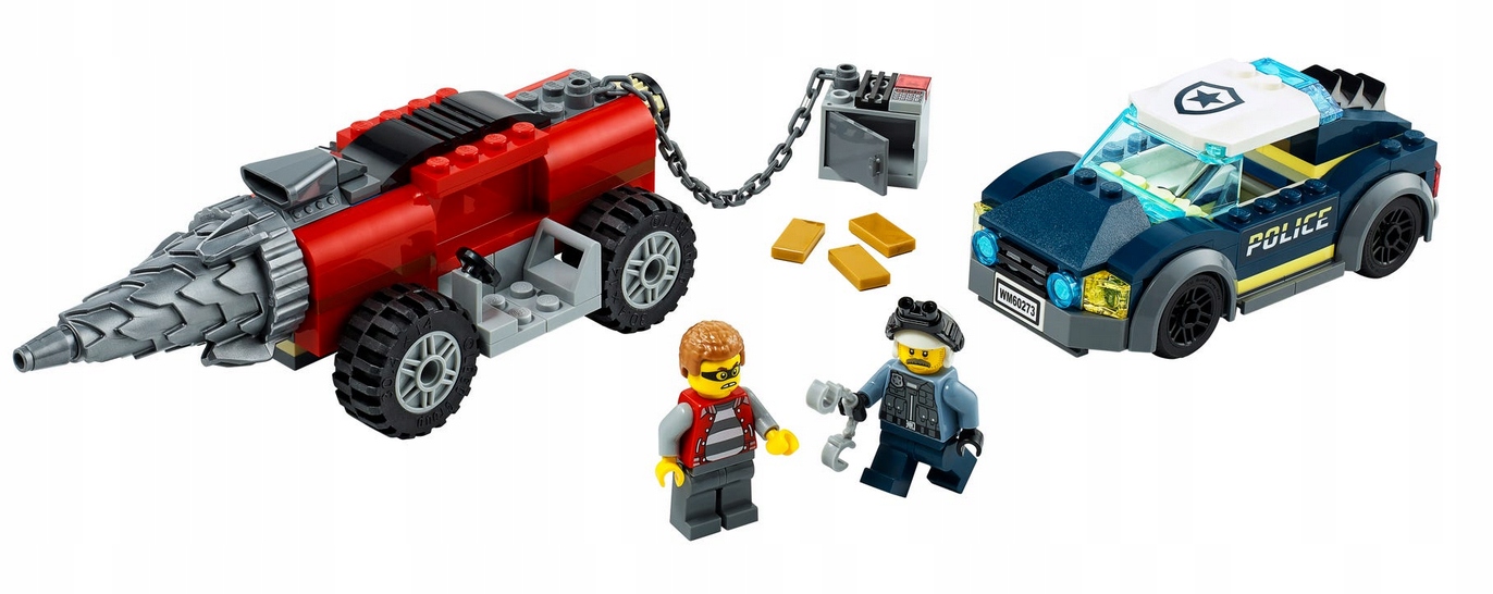 LEGO 60273 RENDŐRSÉGI HAJSZA A FÚRÓGÉP UTÁN Sorozat rendőrség