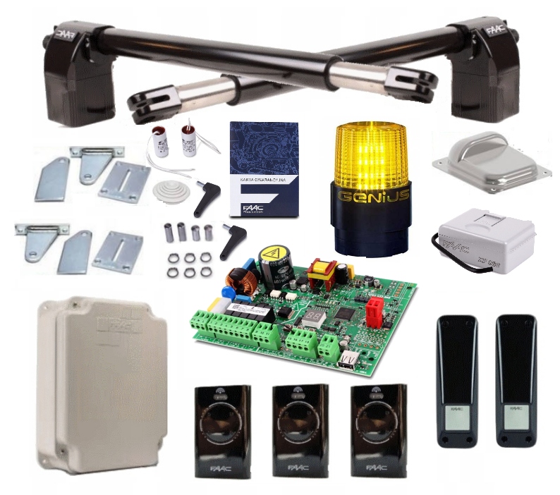 Kompletní Sada Faac 414 pohon křídlové brány