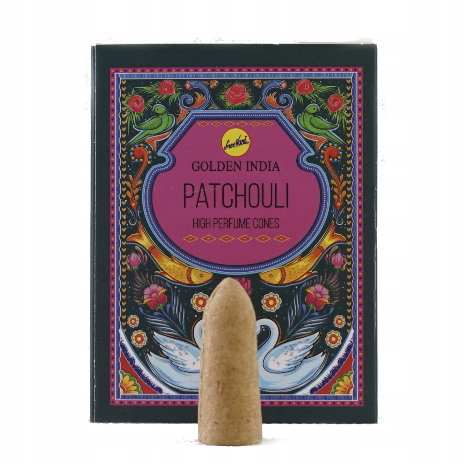 

Kadzidła stożkowe Golden India Patchouli 45G