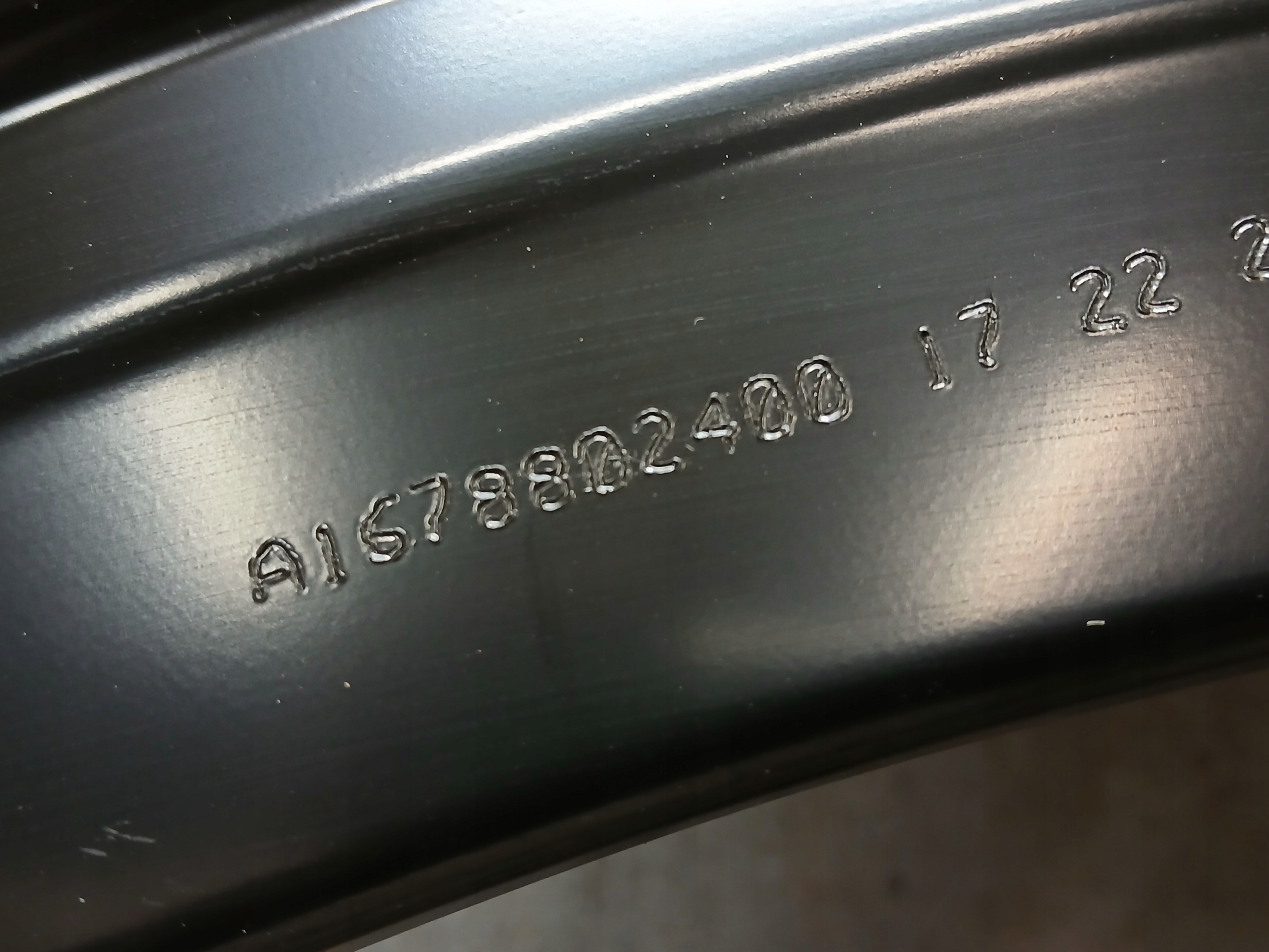 fender front right MERCEDES GLE W167 new original A1678802400
