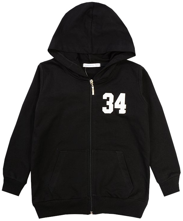 ACAR BLUZA '34' ZAMEK KAPTUR czarna 128 J58C