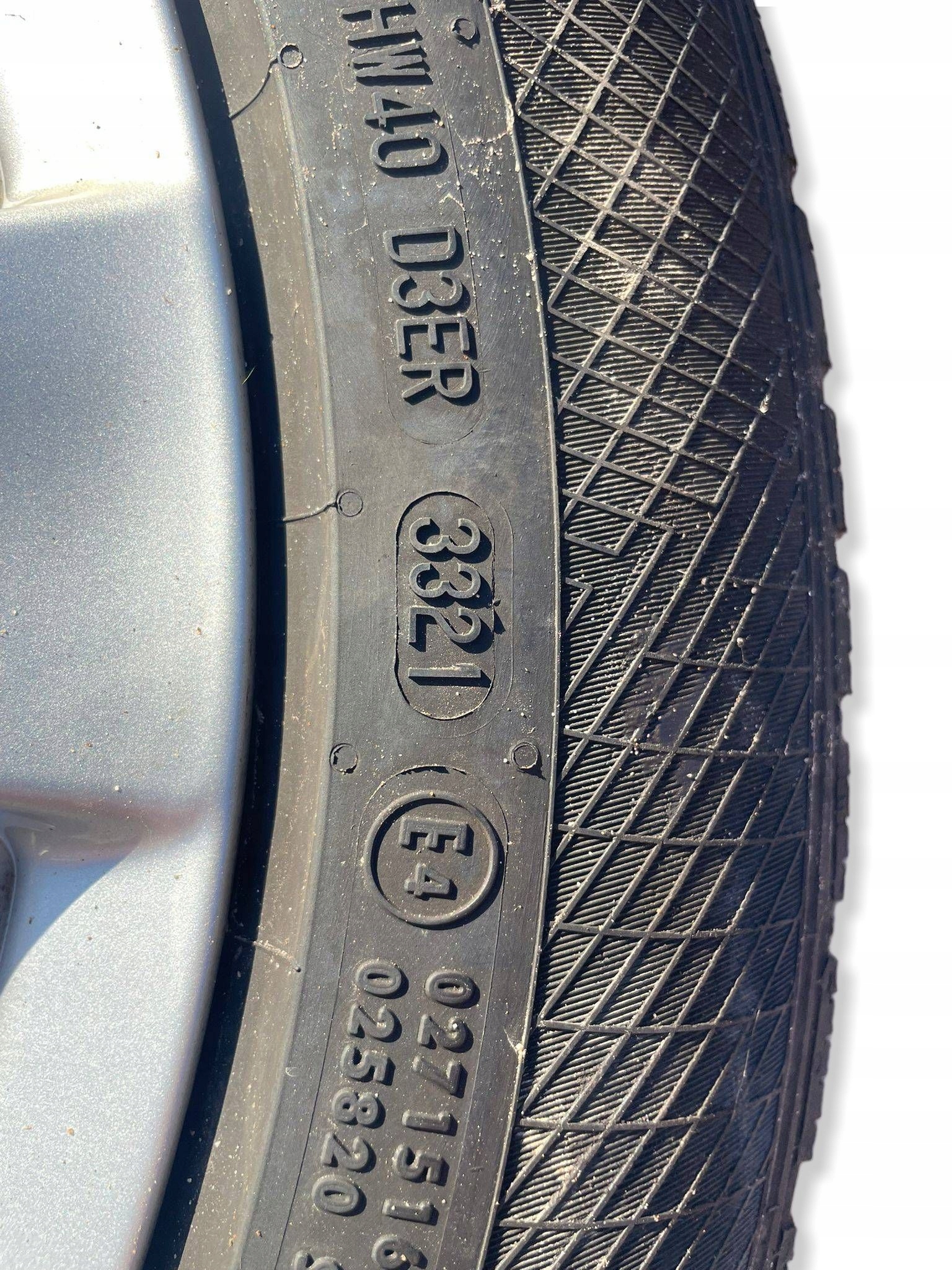 wheels discs aluminium tyre CONTINENTAL 225/50R17 ZIMA