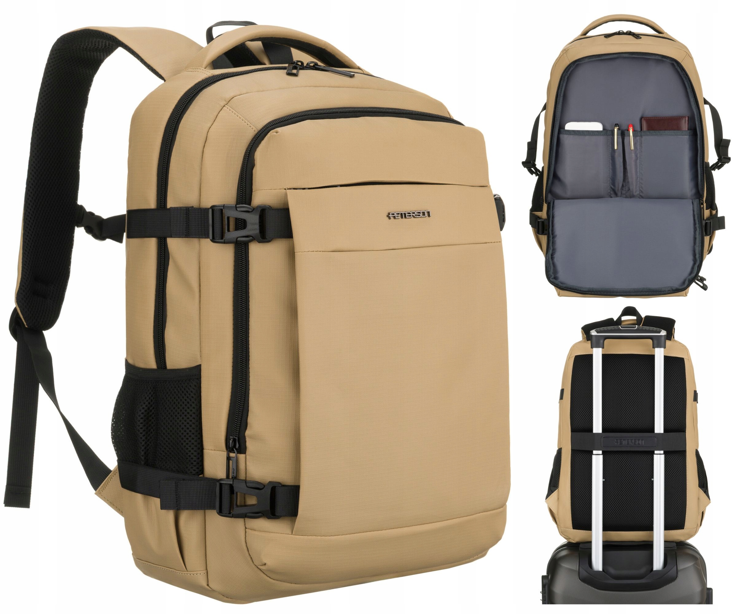 Batoh s prostorem pro notebook, prostorný, ergonomický Peterson