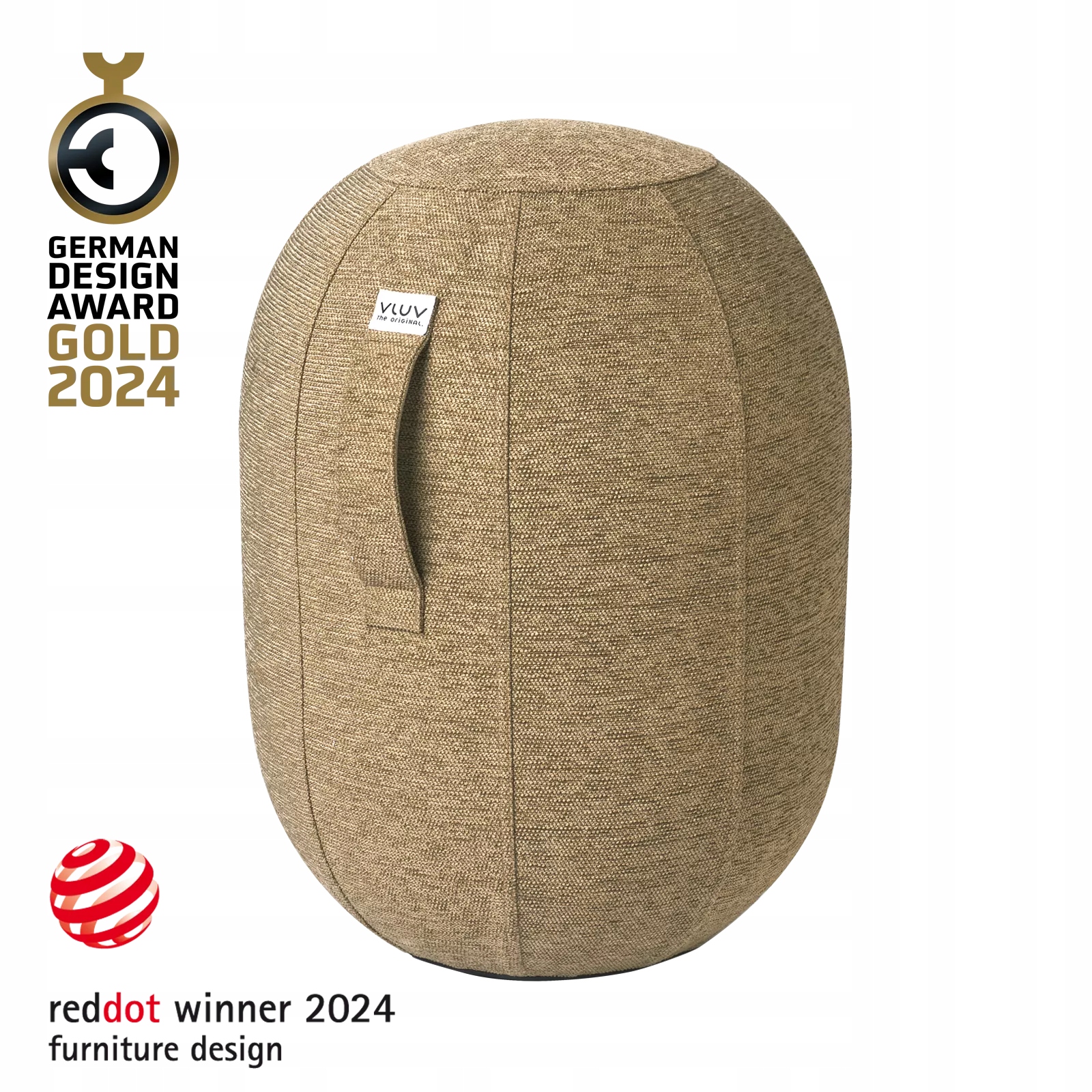 Balančná stolička Vluv Kapsul Stov L Macchiato aktívne sedenie