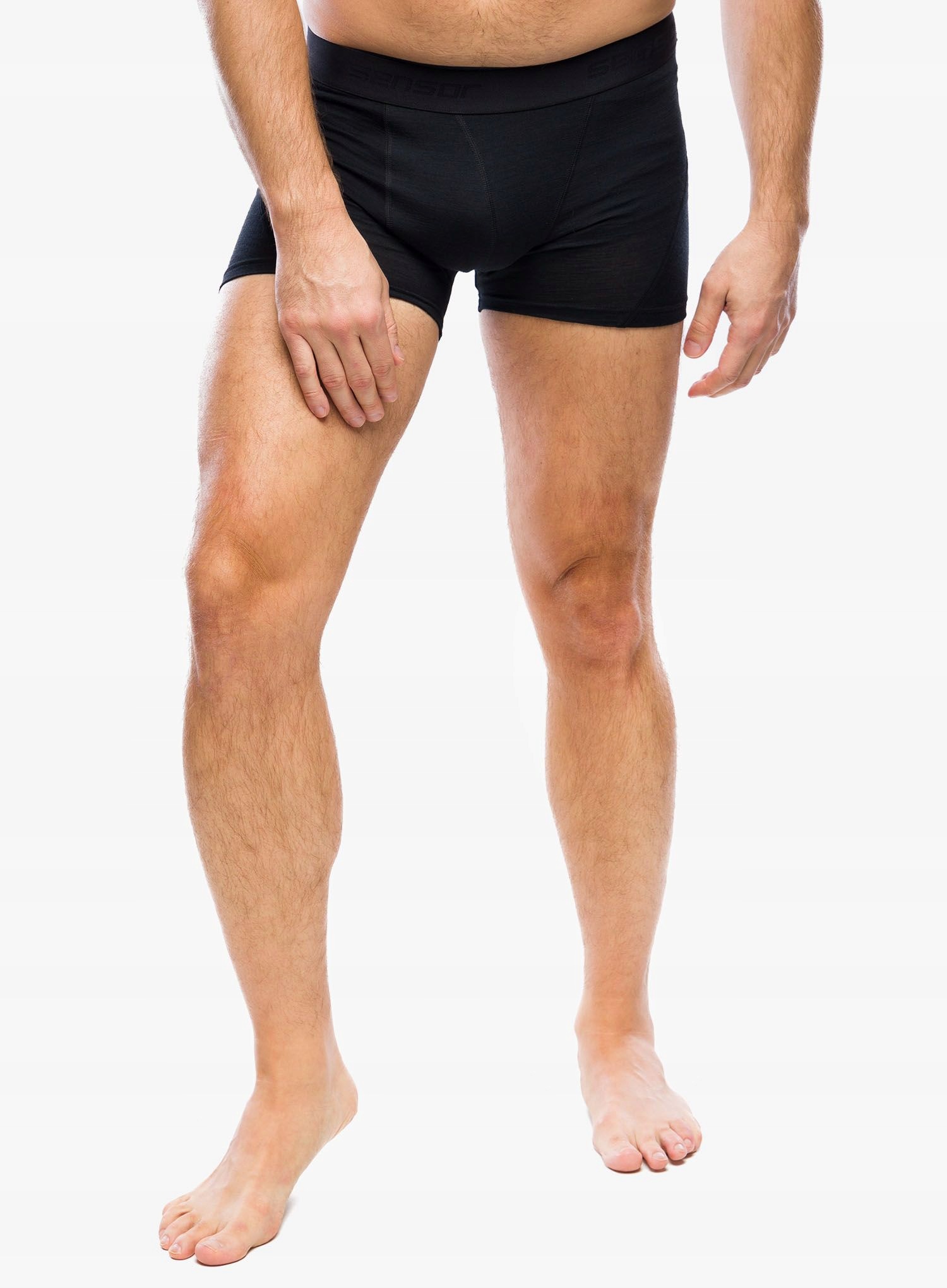 Pánské termoaktivní boxerky Sensor Merino Air 3-Pack Boxers černá M