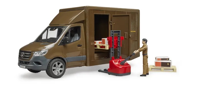 Samochód dostawczy Bruder Mercedes-Benz UPS Kod producenta 02678