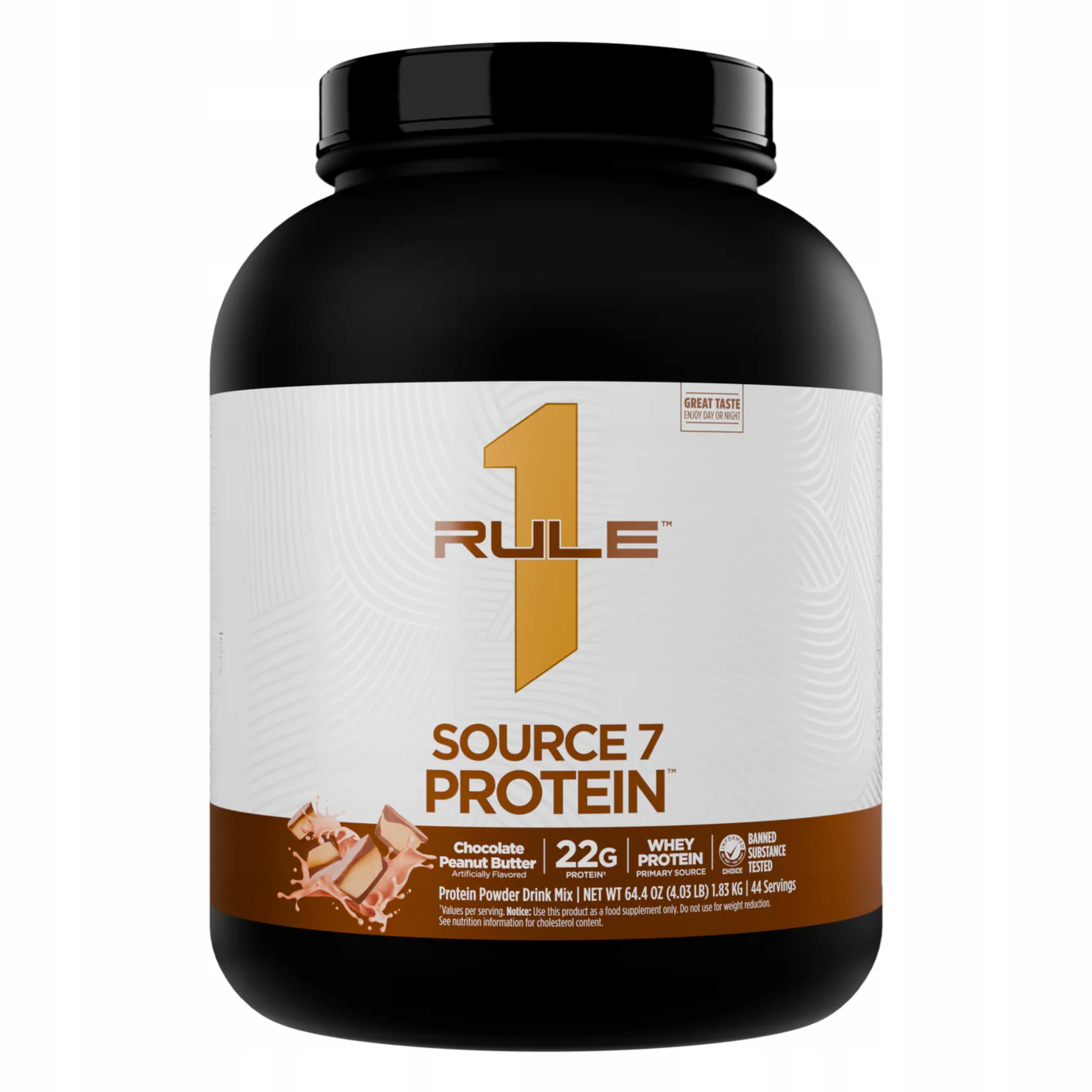 Protein Source 7 Protein 1830 g Doplněk Stravy Izolát Wpc Wpi Ořechový krém Rule1