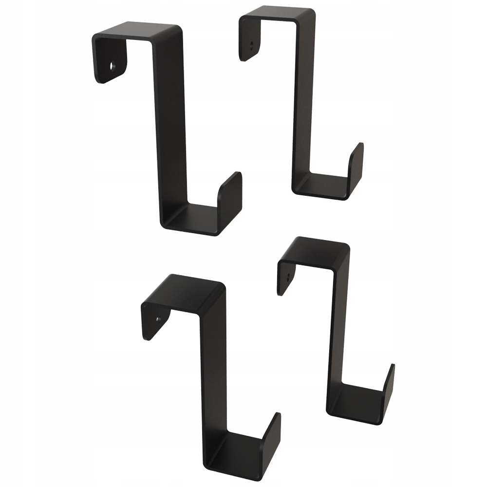 

4 x haczyki wieszaki zawieszka czarny matowy