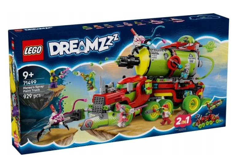 Lego 71499 DREAMZzz Sprayová Nákladní Vozidla Mateo