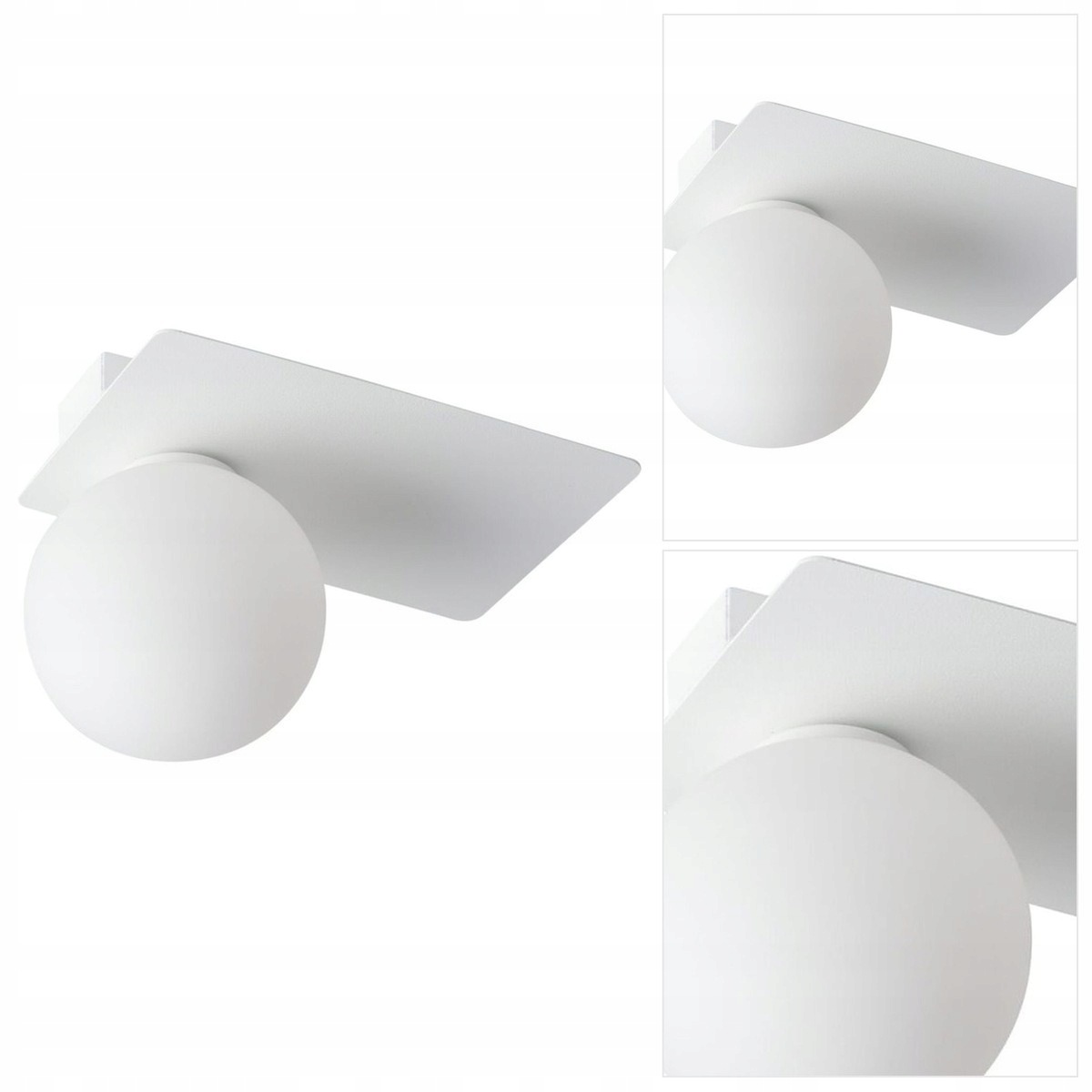 Stropní svítidlo bílá Argon do ložnice, útulná atmosféra Sigma Lighting