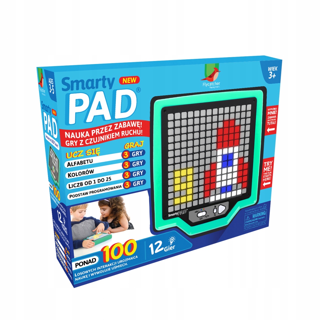 

Smarty Pad Tablet Edukacyjny Led Nauka Zabawa Pl