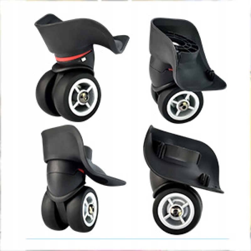 WYMIANA 4 KÓŁ ZAPASOWYCH DO WALIZKI BAGAŻOWEJ UNIWERSALNE KOŁO ELASTYCZNY Zastosowanie inne