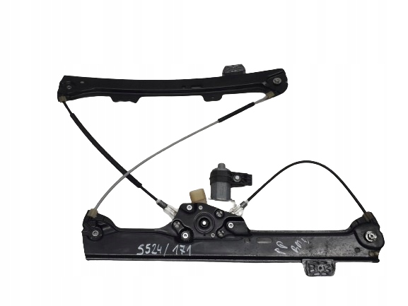 BMW 5 E60 E61 03- MECHANIZM PODNOŚNIK SZYBY PRAWY PRZÓD 977972 6981142