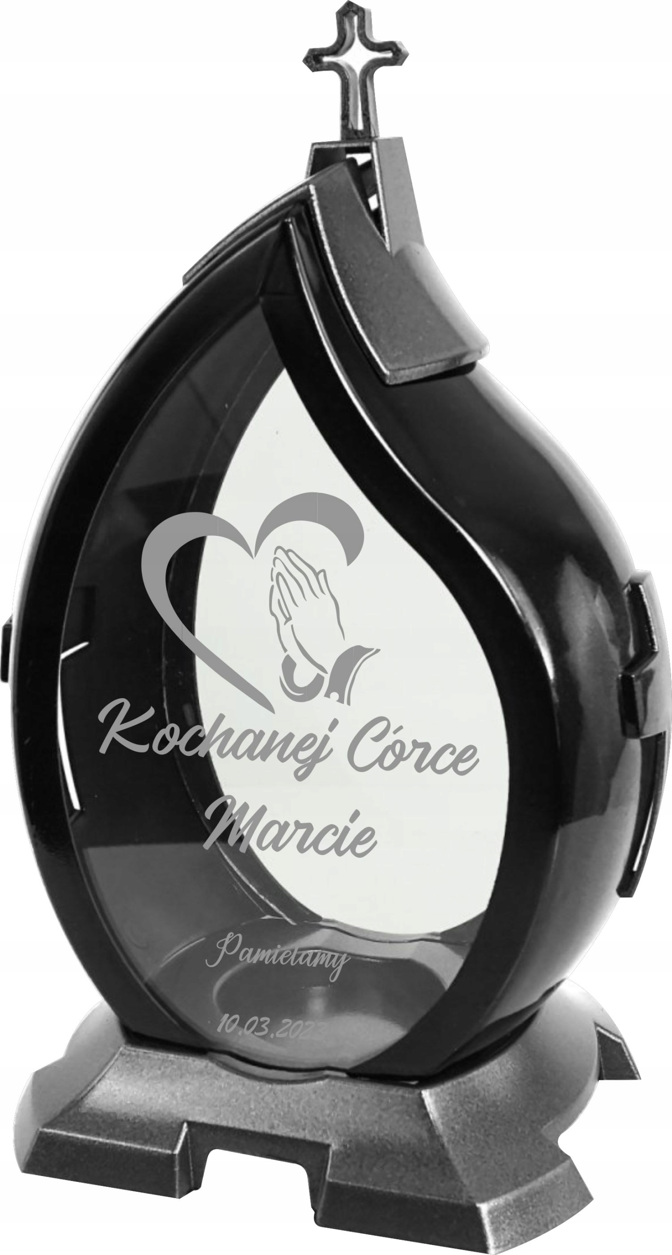 Hřbitovní Svíčka S Gravírováním Nápisem Pro Dceru Syna Dítěte