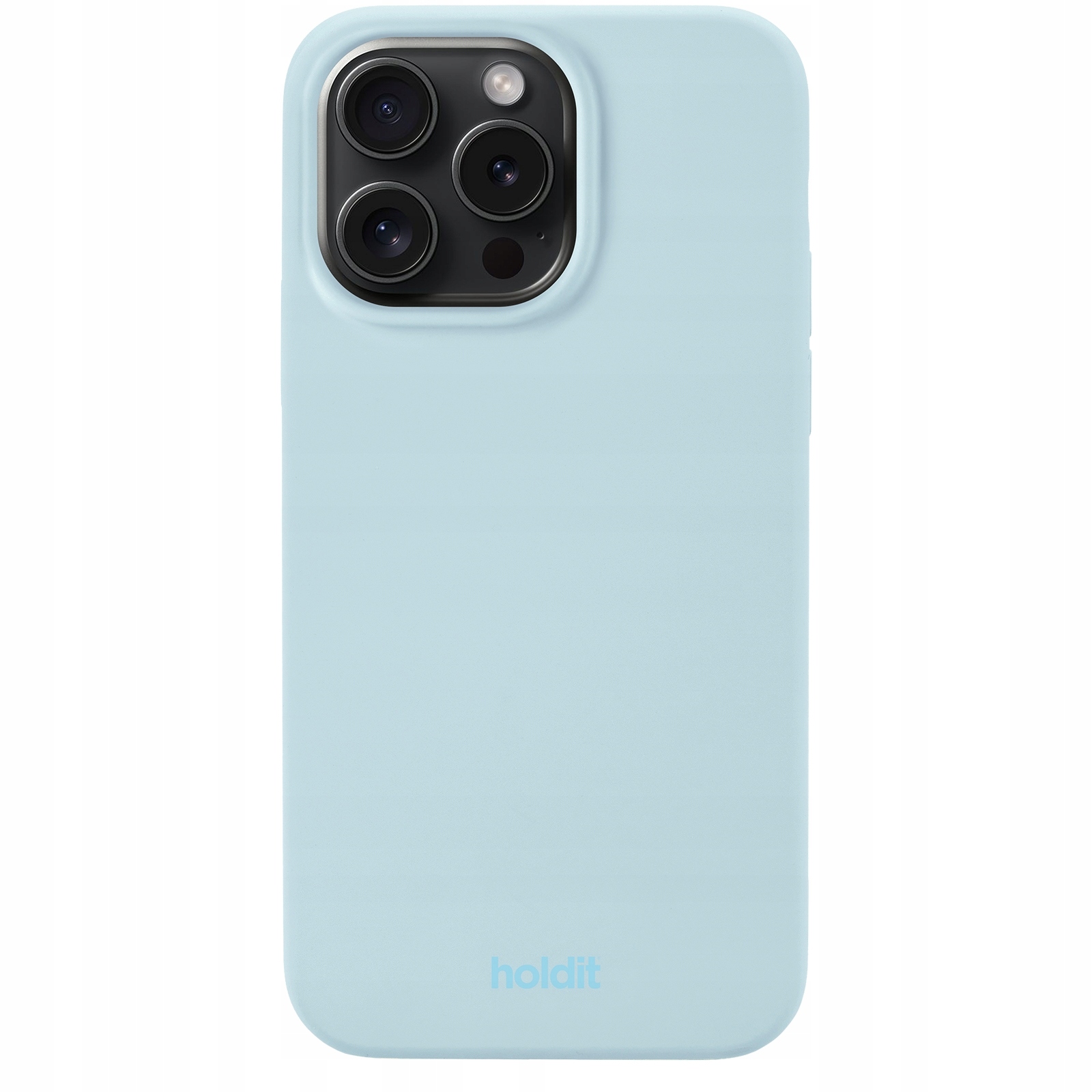 Etui Holdit Silicone Case iPhone 15 Pro Max Mineral Blue