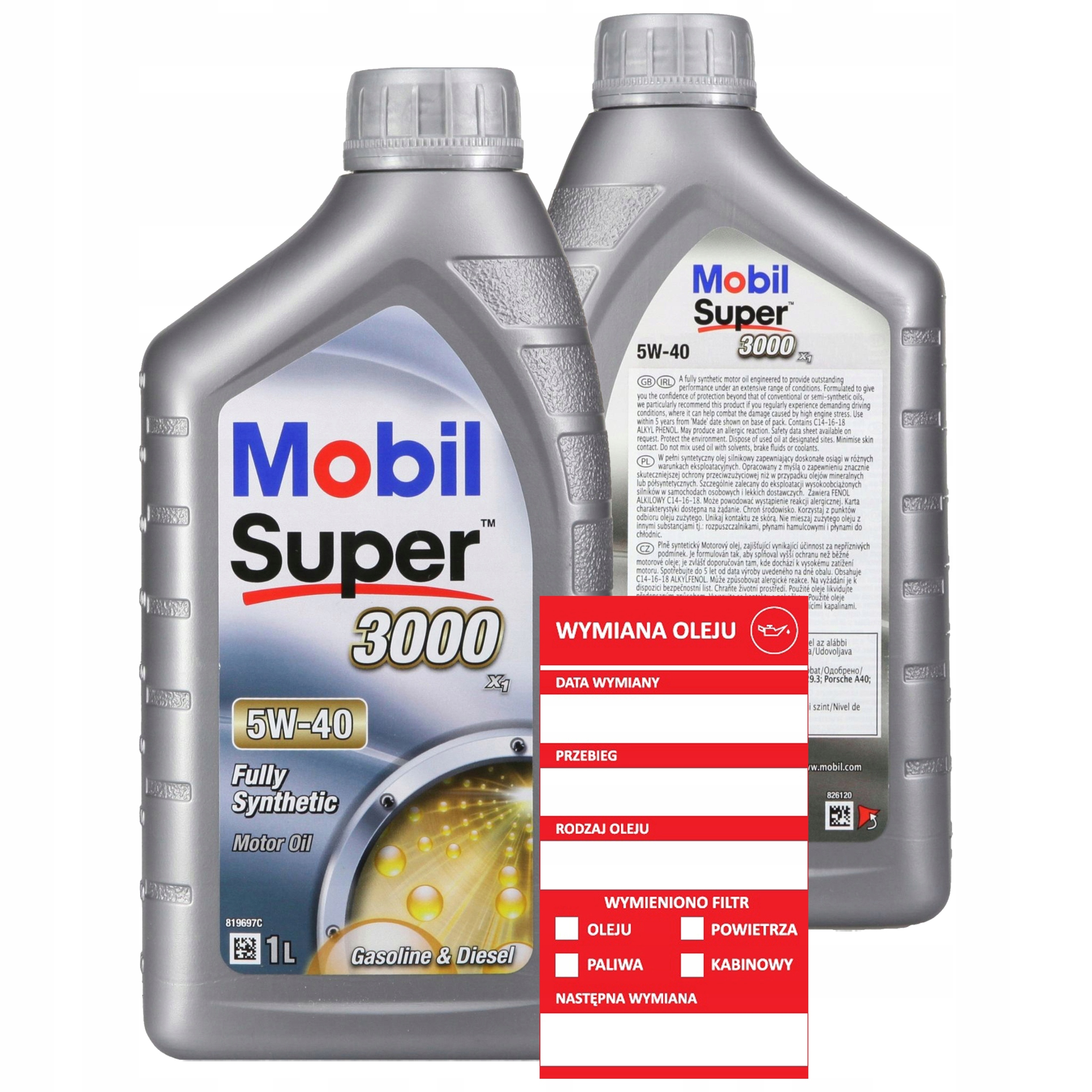 Olej silnikowy Mobil 3000 X1 5W40 1L