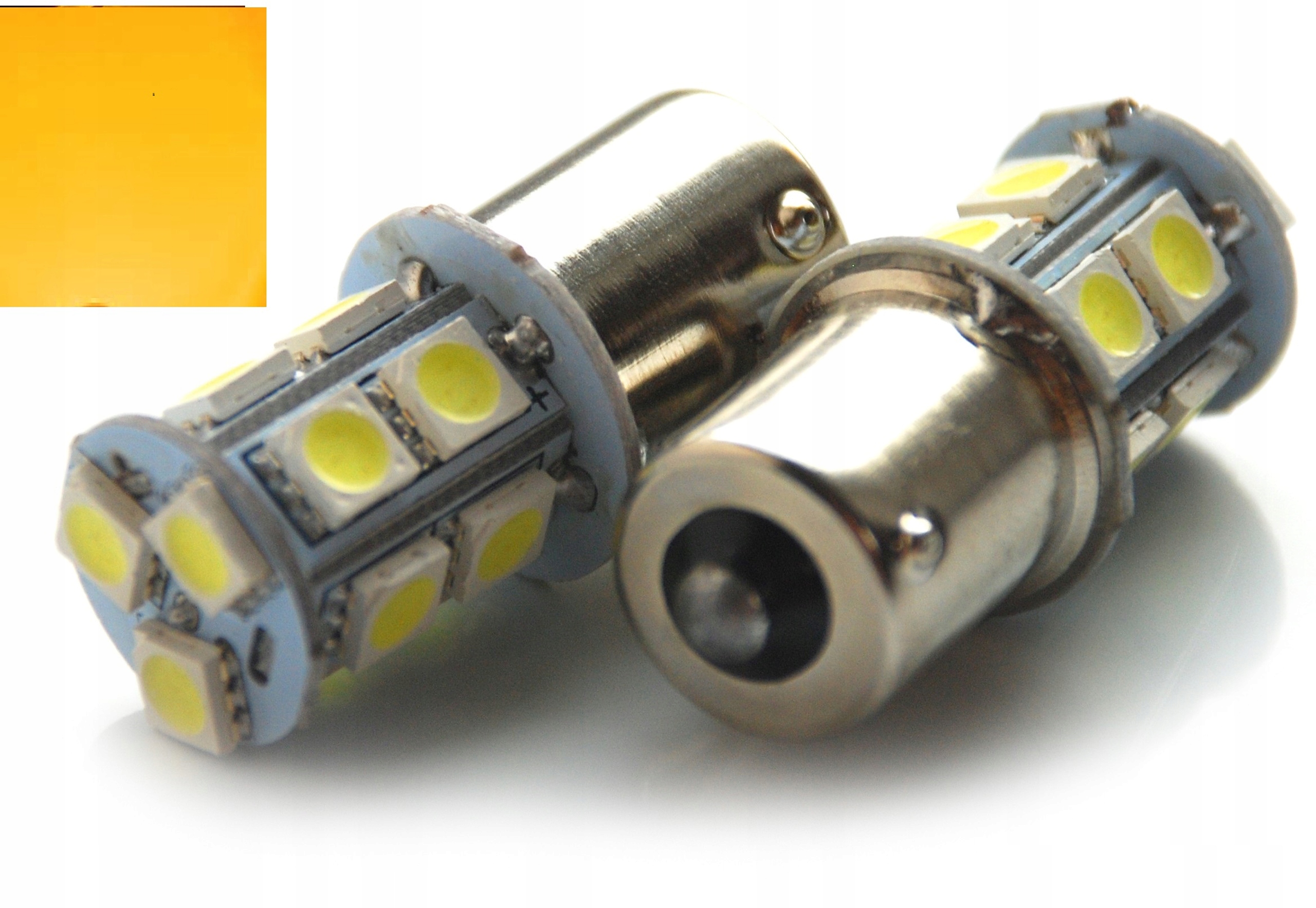 POMARAŃCZ led 13 SMD 5050 R5W R10W BA15S 12V