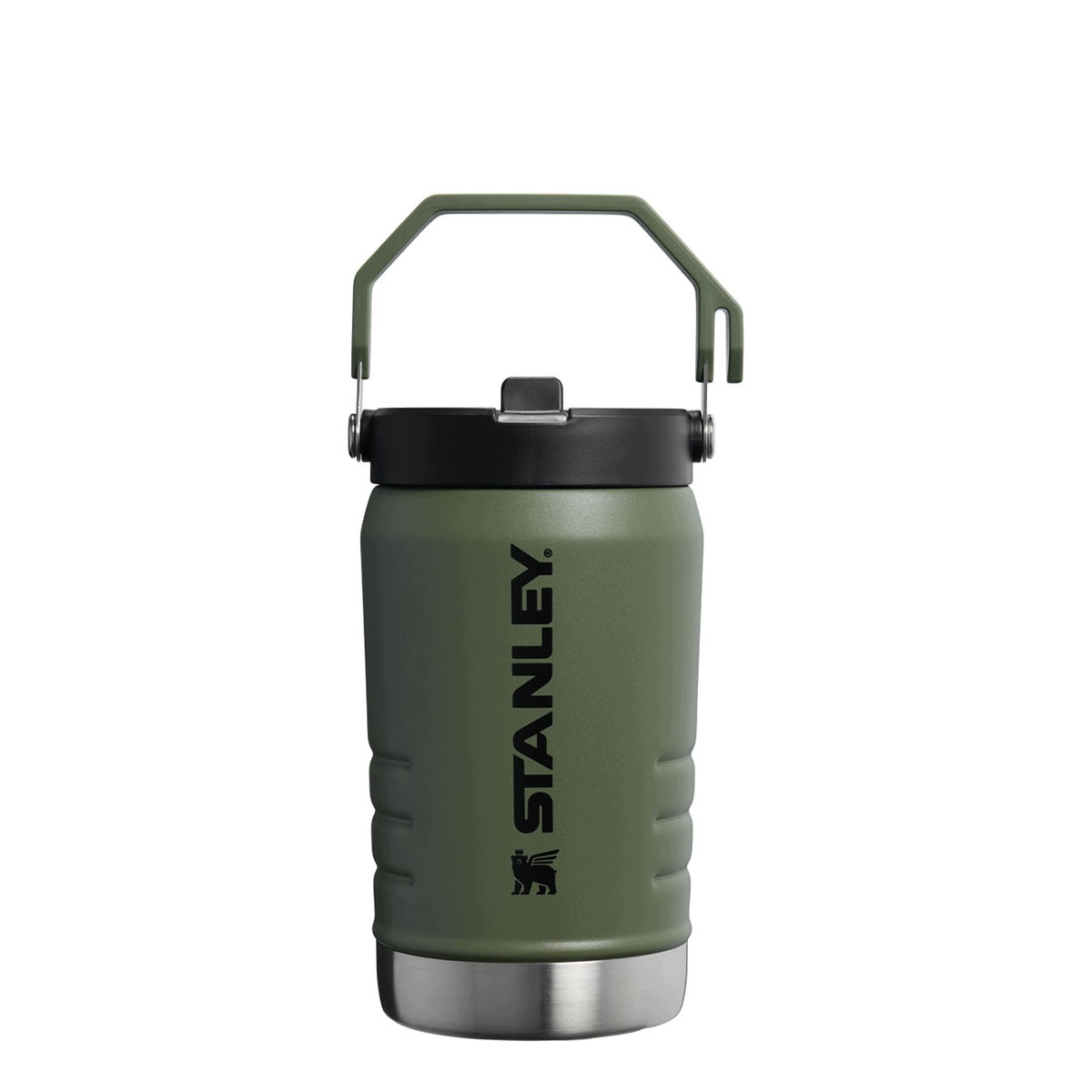 Láhev Na Pití Stanley IceFlow Flip Straw 1,18 l zelená s brčkem