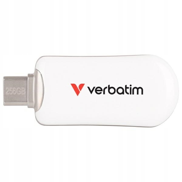 Pendrive Verbatim Plectra 256 Gb Usb 3.2 bílý