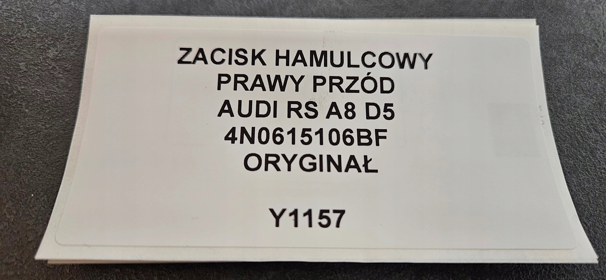 strmeň Brzdový pravý predok AUDI RS A8 D5 4N0