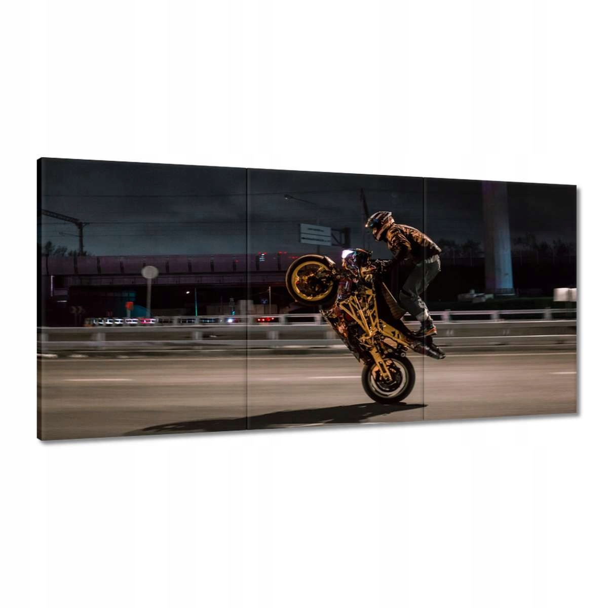 Obrazy 180x90 Motorom na jednom kolese