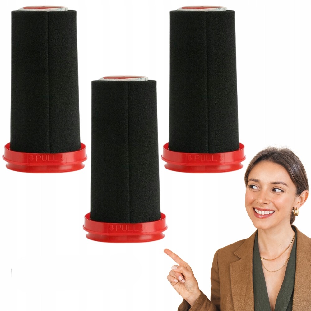Filtry do odkurzacza Bosch Flexxo Serie 4 3x mikrofiltr 3x filtr piankowy