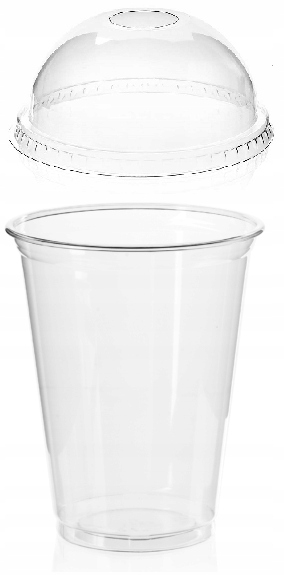 

Kubki Pet Shake 300ML FI95 Z Wieczkiem Wypukłym