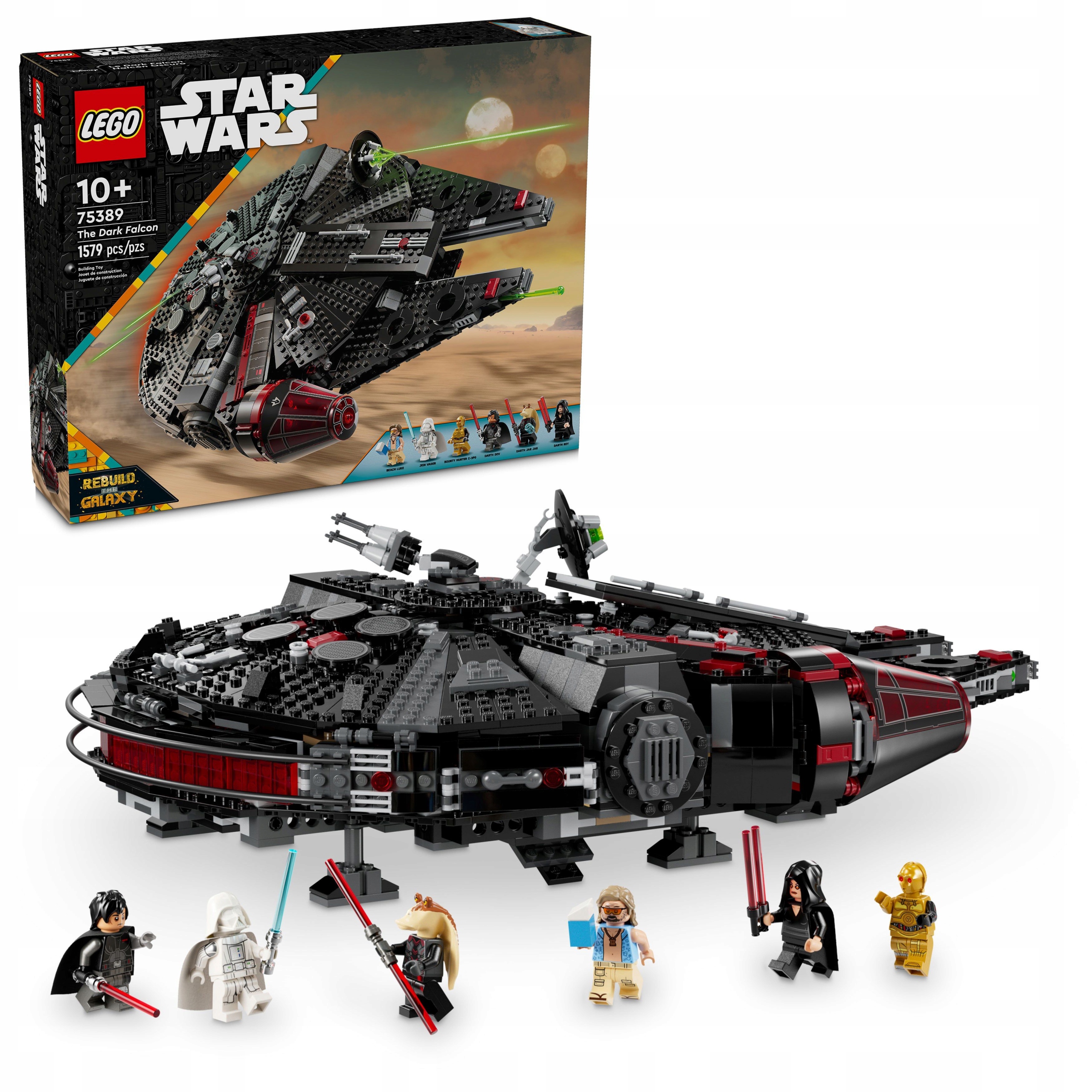 stavebnice Lego Star Wars 75389 Temný Falcon Millennium Hvězdné války