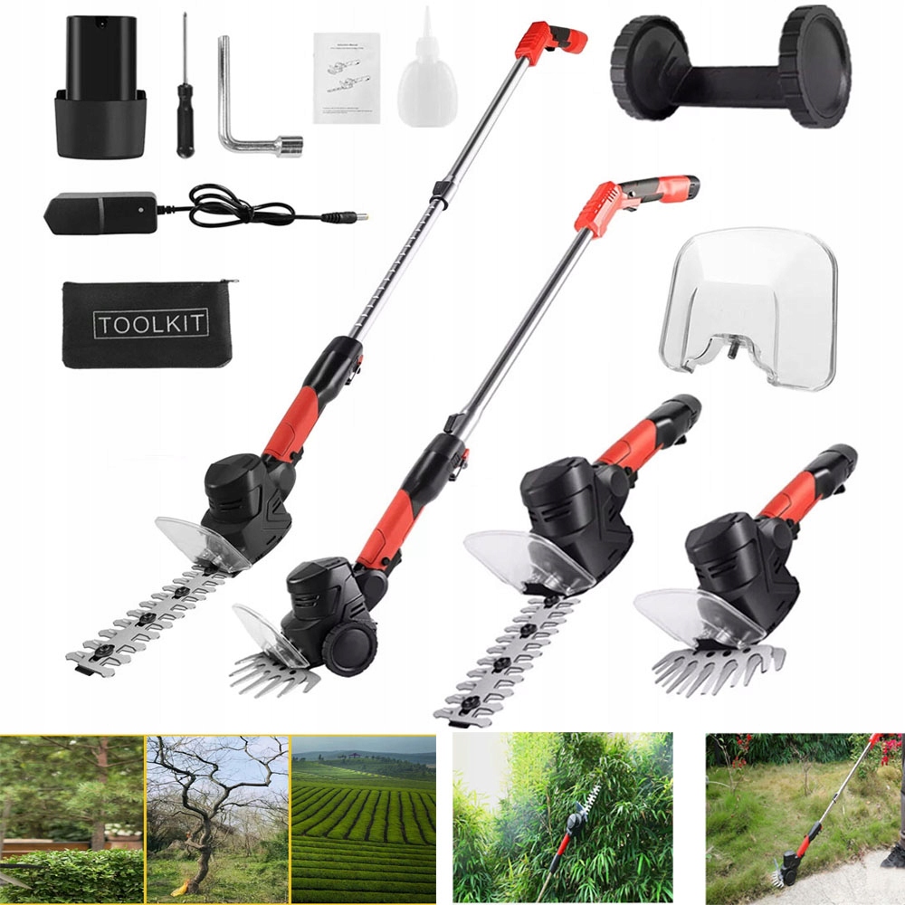 Aku Vyžínač Křovinořez Křovinořez Na Trávy Sada Aku 300 W 2000 Mah