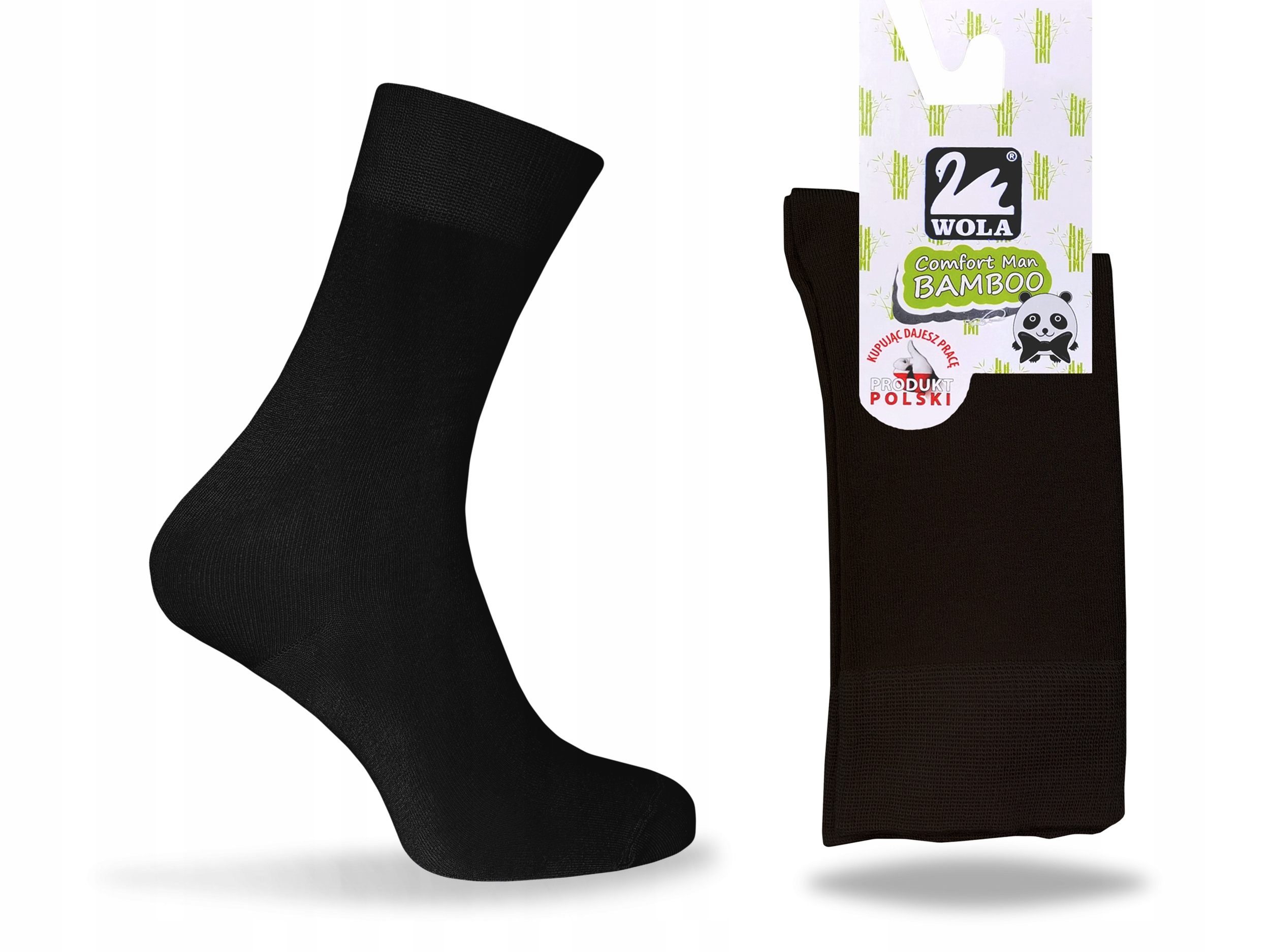 

Wola Bambus skarpetki męskie black G95, 39-41