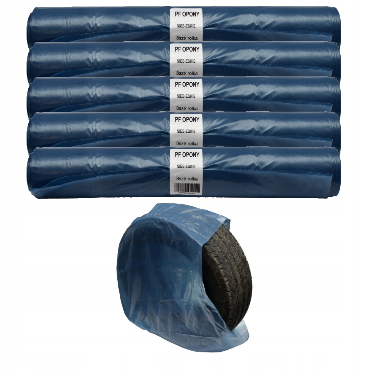 WORKI NA OPONY GRUBE 40 mikronów 1000x1000mm 40szt