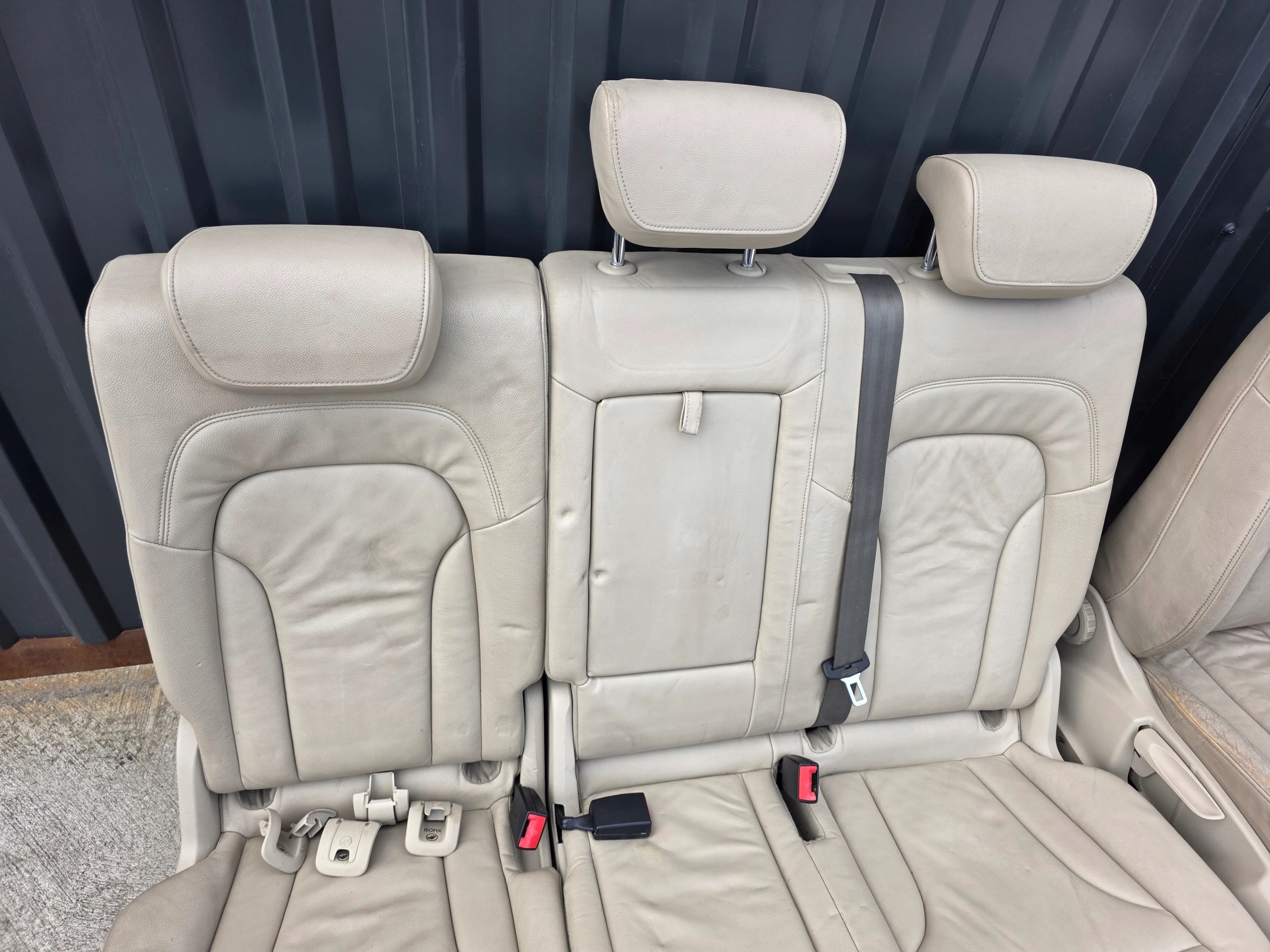 Sitz Sitze AUDI Q5 8R Leder 2008-2016 SZARE KOMPLET !!! *2