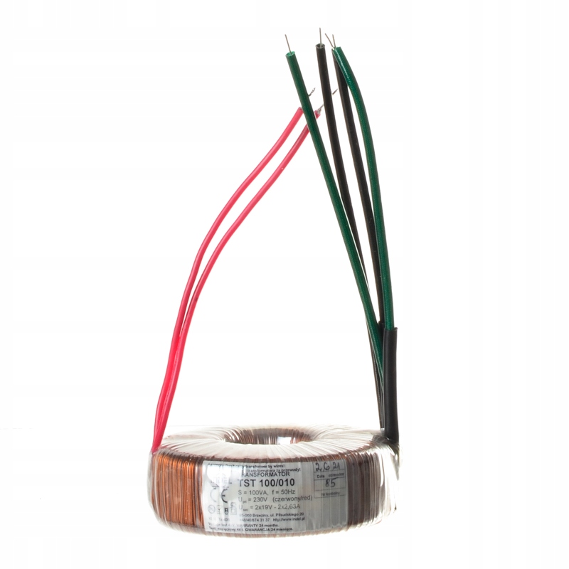 Toroidní Transformátor Tst 100/010 2x19V-2x2.63A