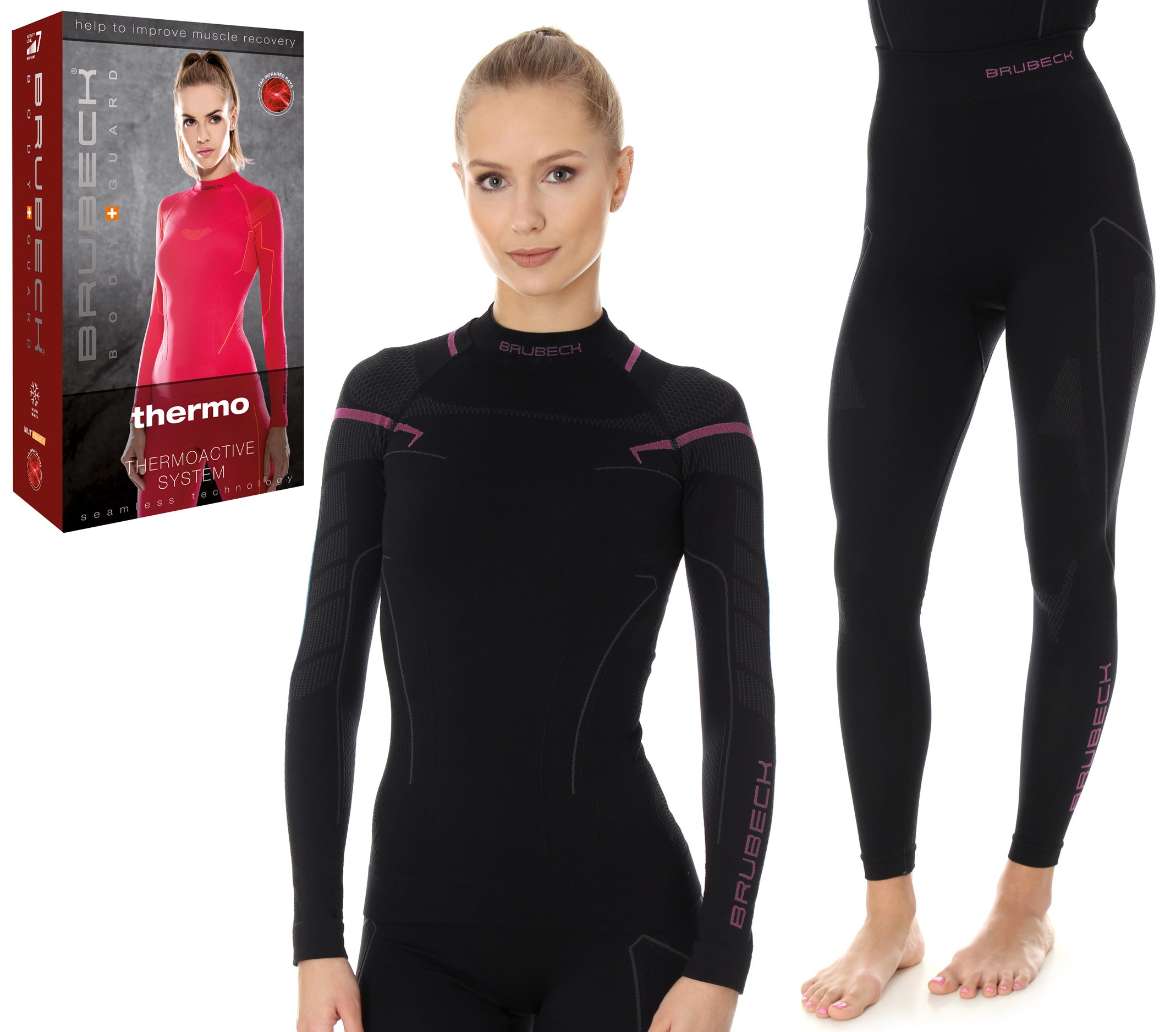 Brubeck Odzież Termoaktywna damska kpl -M