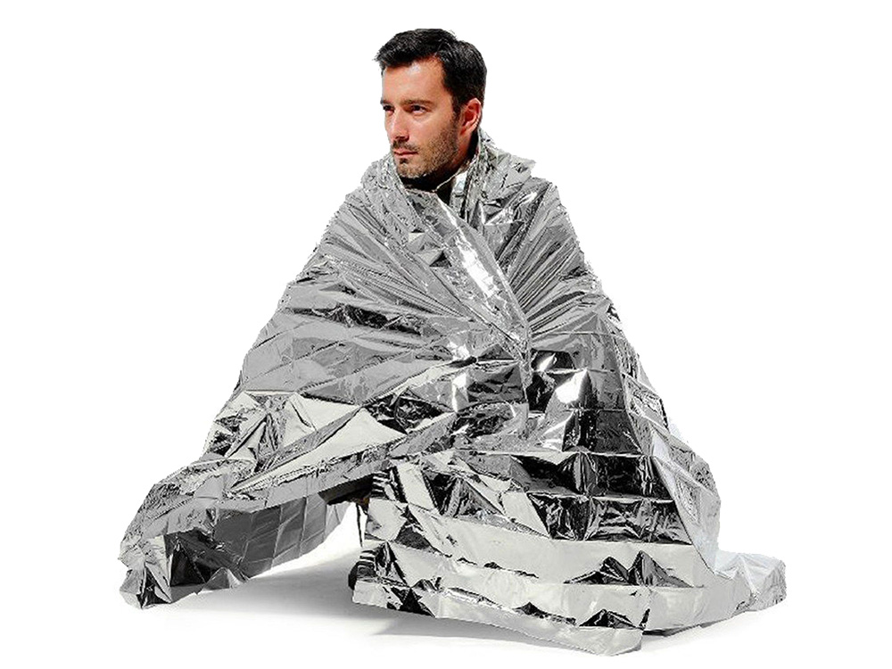 KOC TERMICZNY RATUNKOWY FOLIA ŻYCIA MATA 160x210cm Wysokość 210 cm