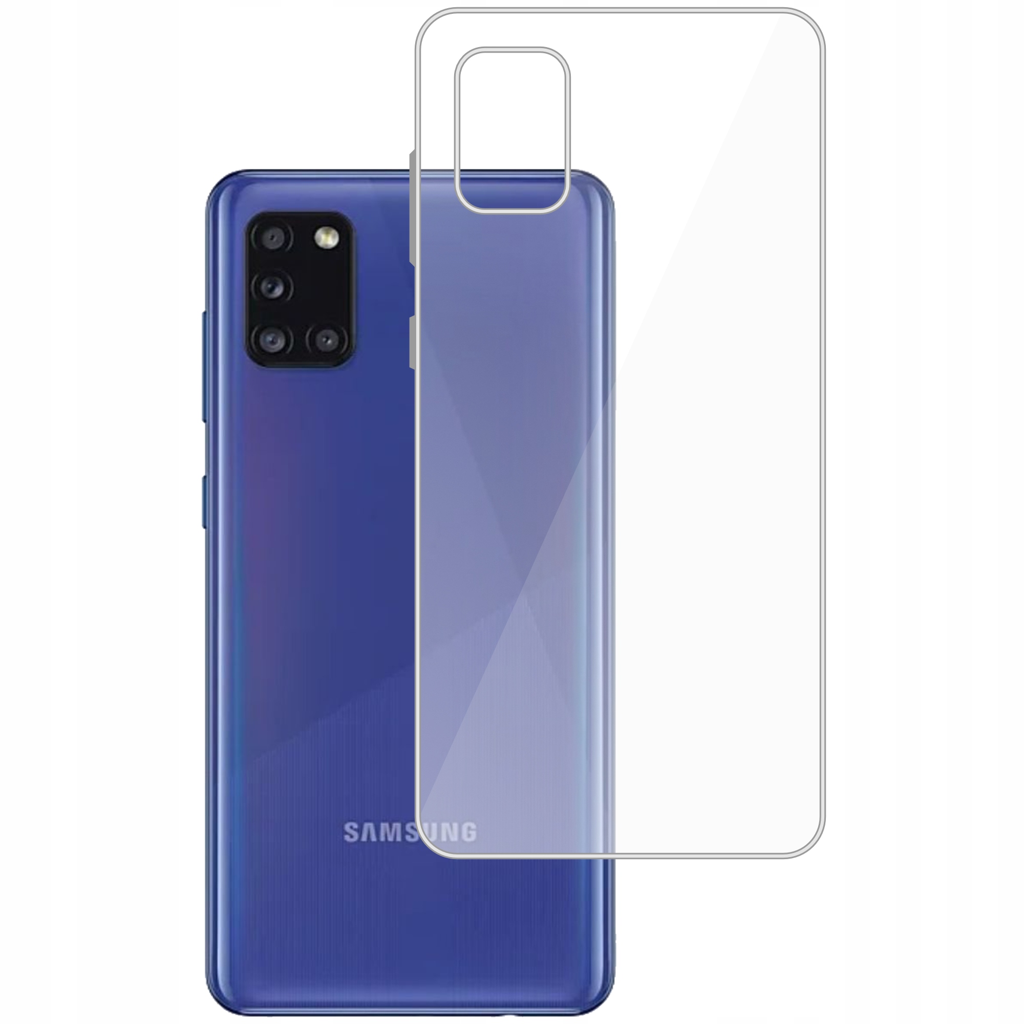 

Etui do Samsung Galaxy A31 gumowe Slim Clear View
