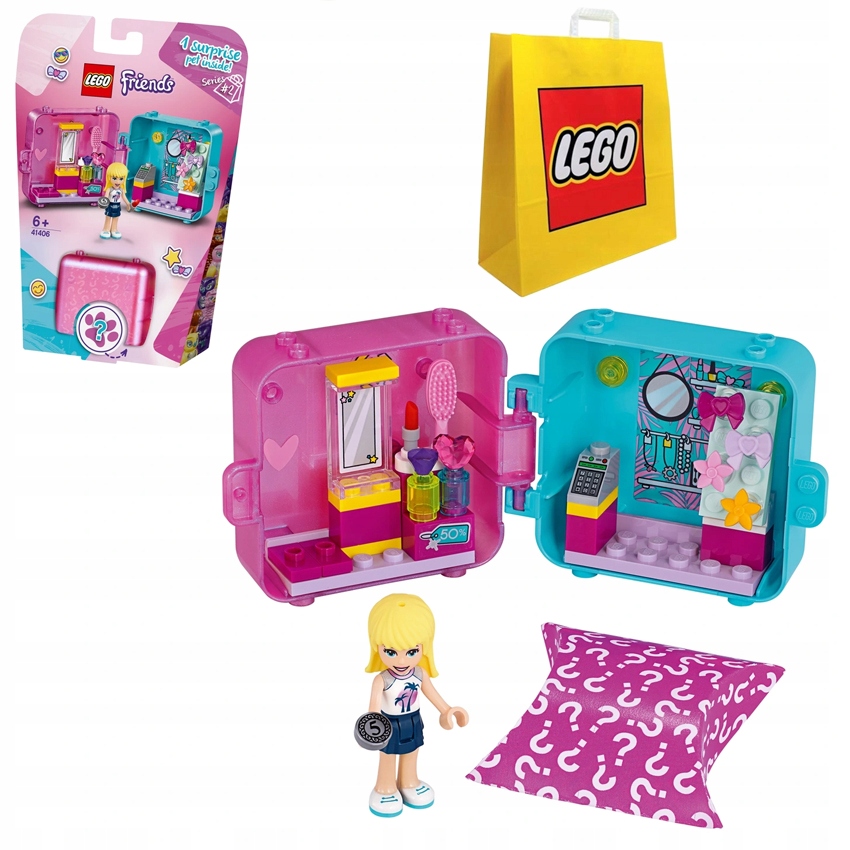 Lego Friends 41406 Kostka Stephanie Obchod papírová taška Lego!