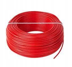 Inštalačný kábel Lgy 6 mm červený H07V2-K 1 m