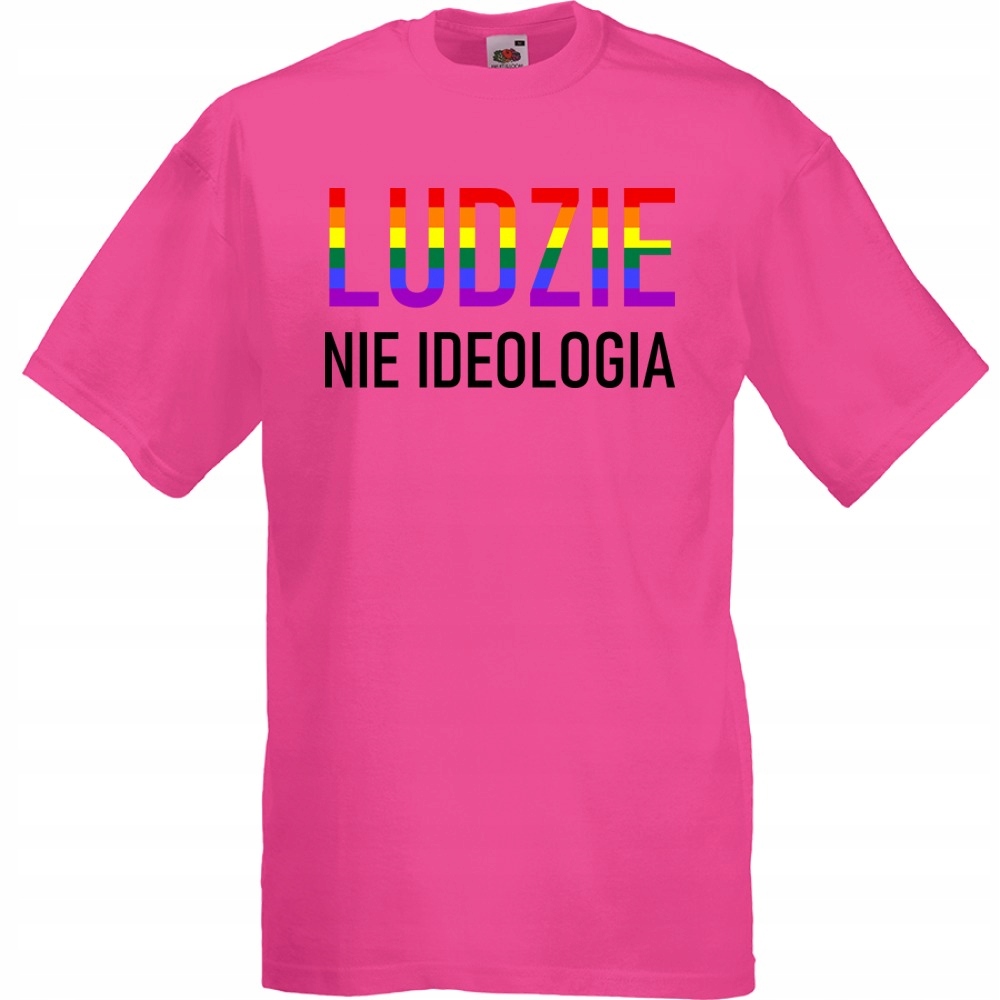 

Koszulka ludzie nie ideologia Lgbt M fuksja