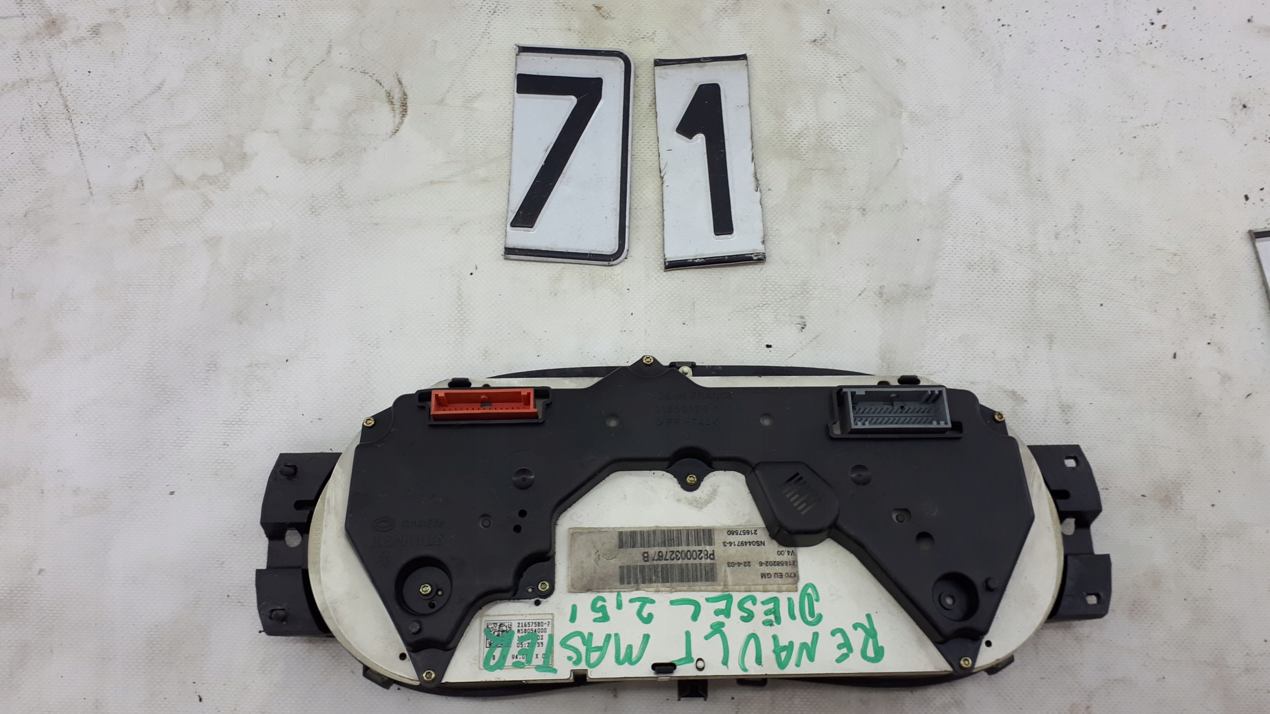 renault MODUS 1.6 16V спидометр