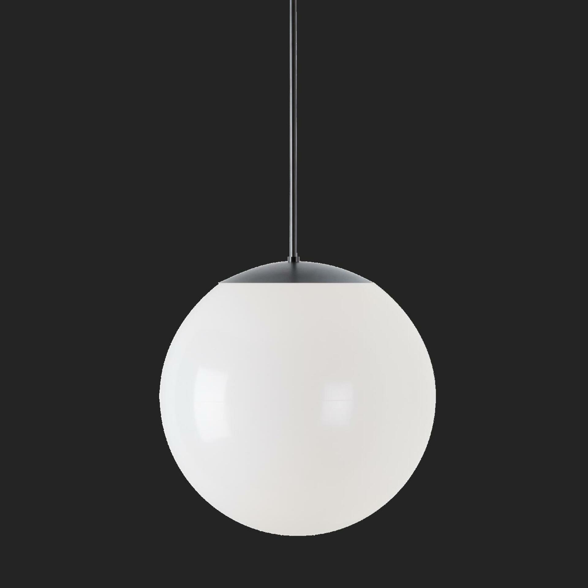 Osmont 64093 Isis P3 Pm Hp závesné plastové svietidlo čierna biela IP40 3000