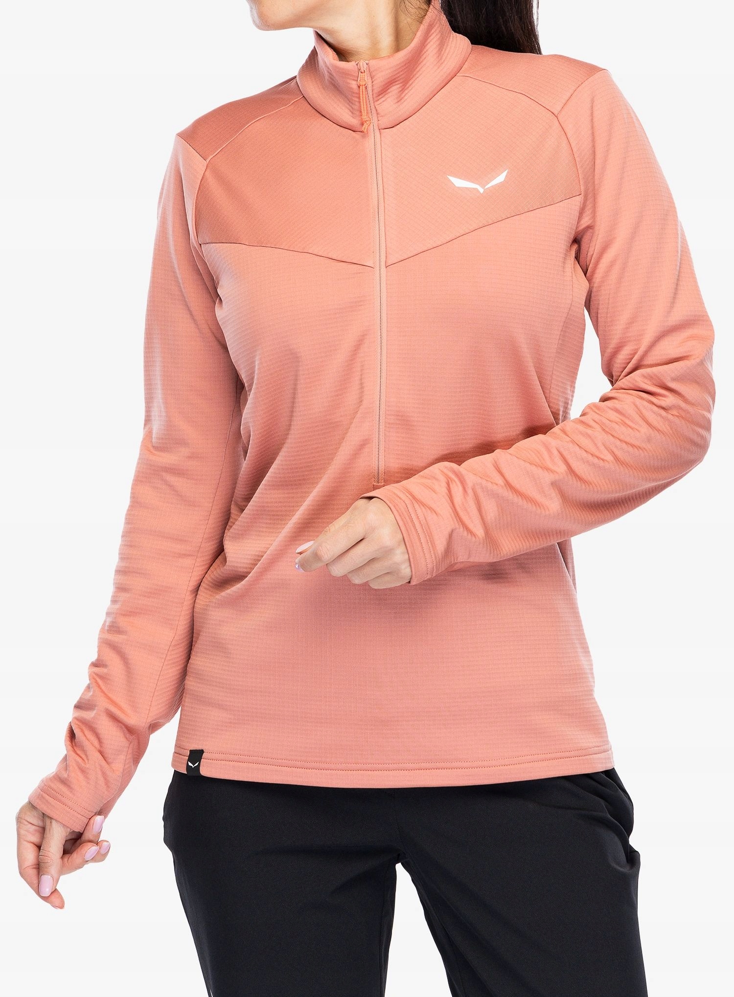 Mikina Salewa Puez Cammino Pl Hz Jacket desert pink 36 (s)