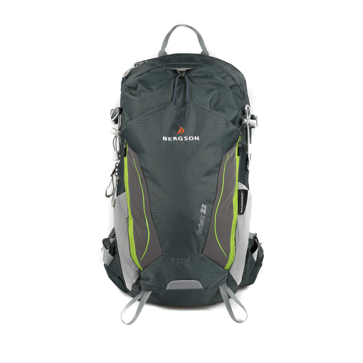 Batoh Bergson Brisk 20-40 l šedý