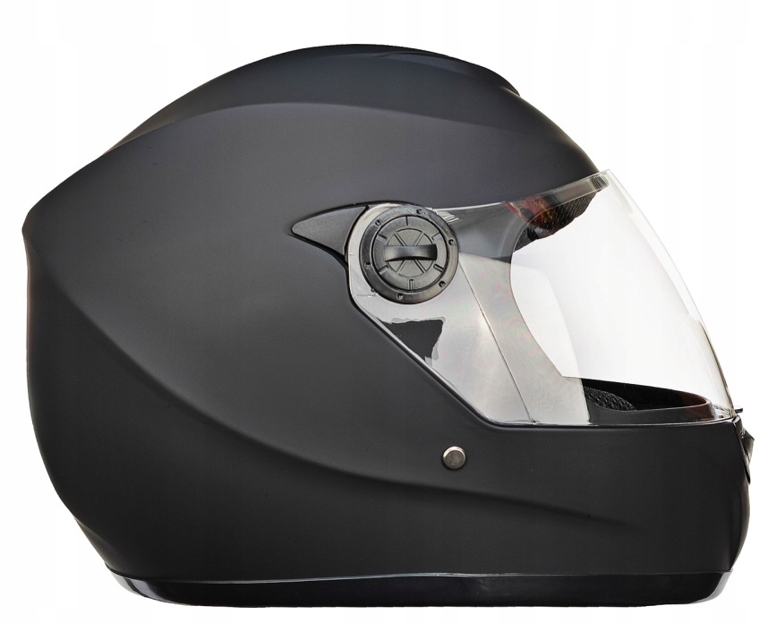 Kask na motocykl skuter motorower czarny mat Zamknięty Integralny
