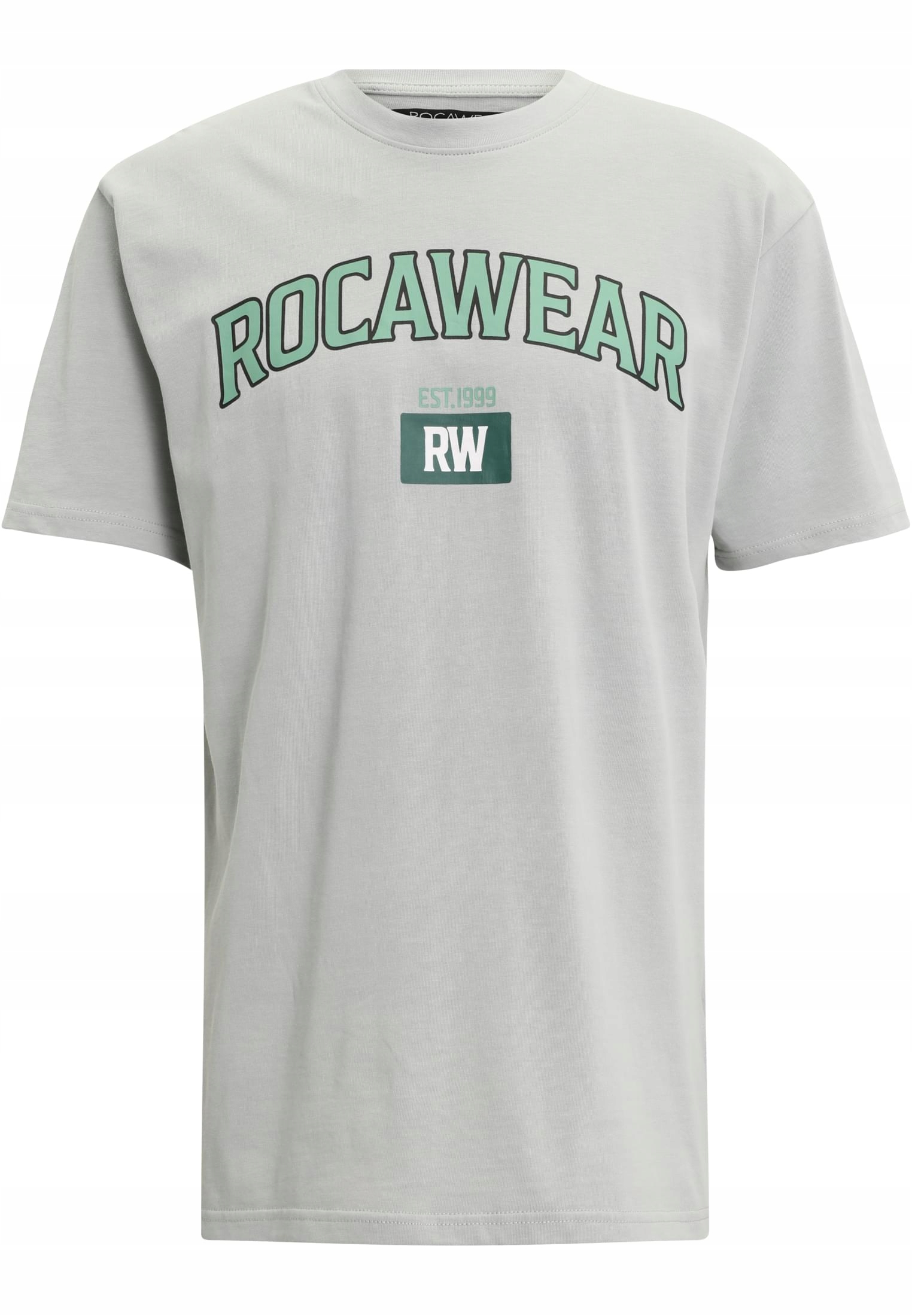 Pánské Tričko Rocawear Heavy T-Shirt Šedé s nápisem 100% bavlna 4XL