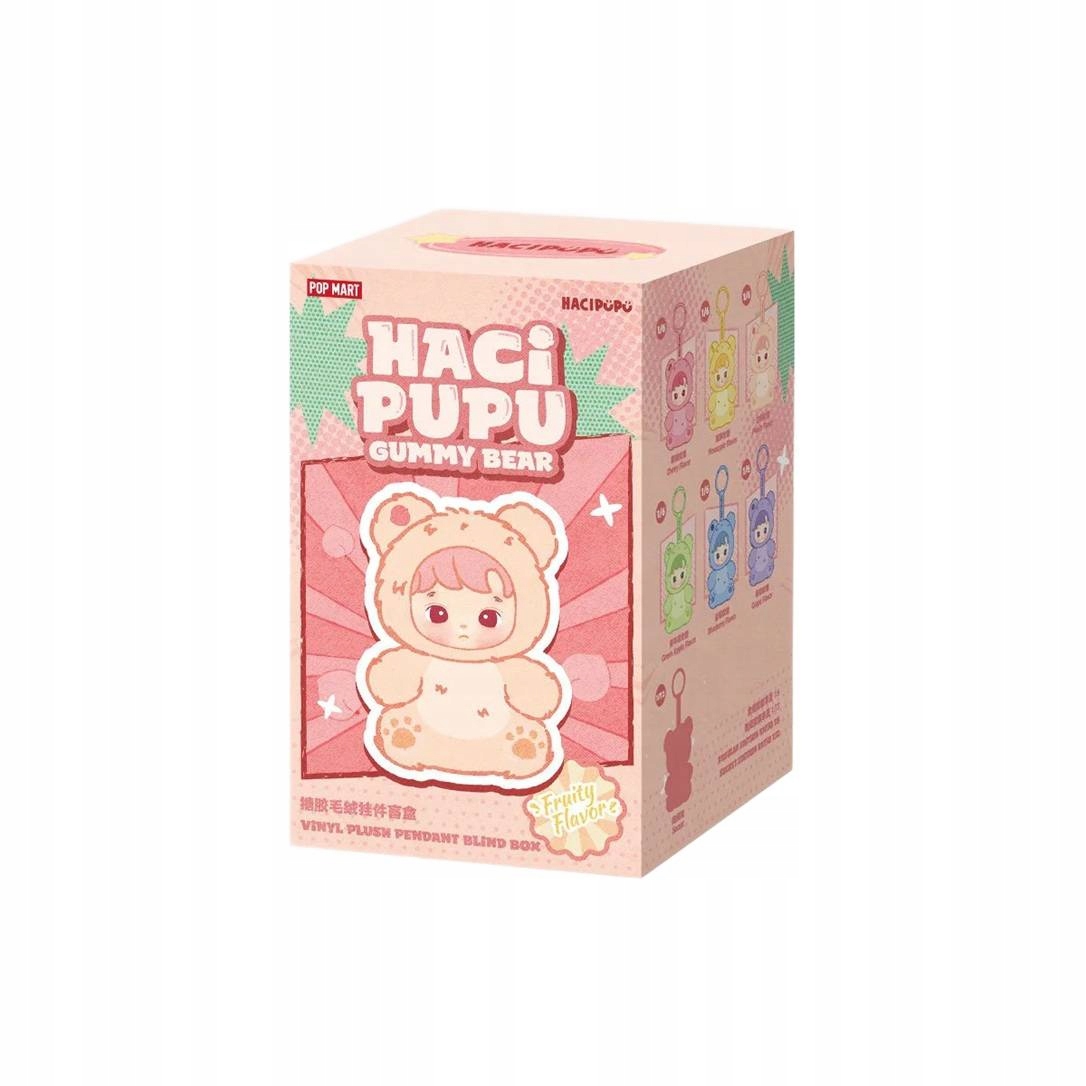 Original Pop Mart Hacipupu Gummy Bear Series-Vinyl Plush Pendant Blind Box